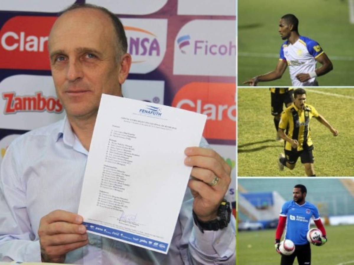 Jugadores que no fueron convocados por Fabián Coito a la Selección de Honduras