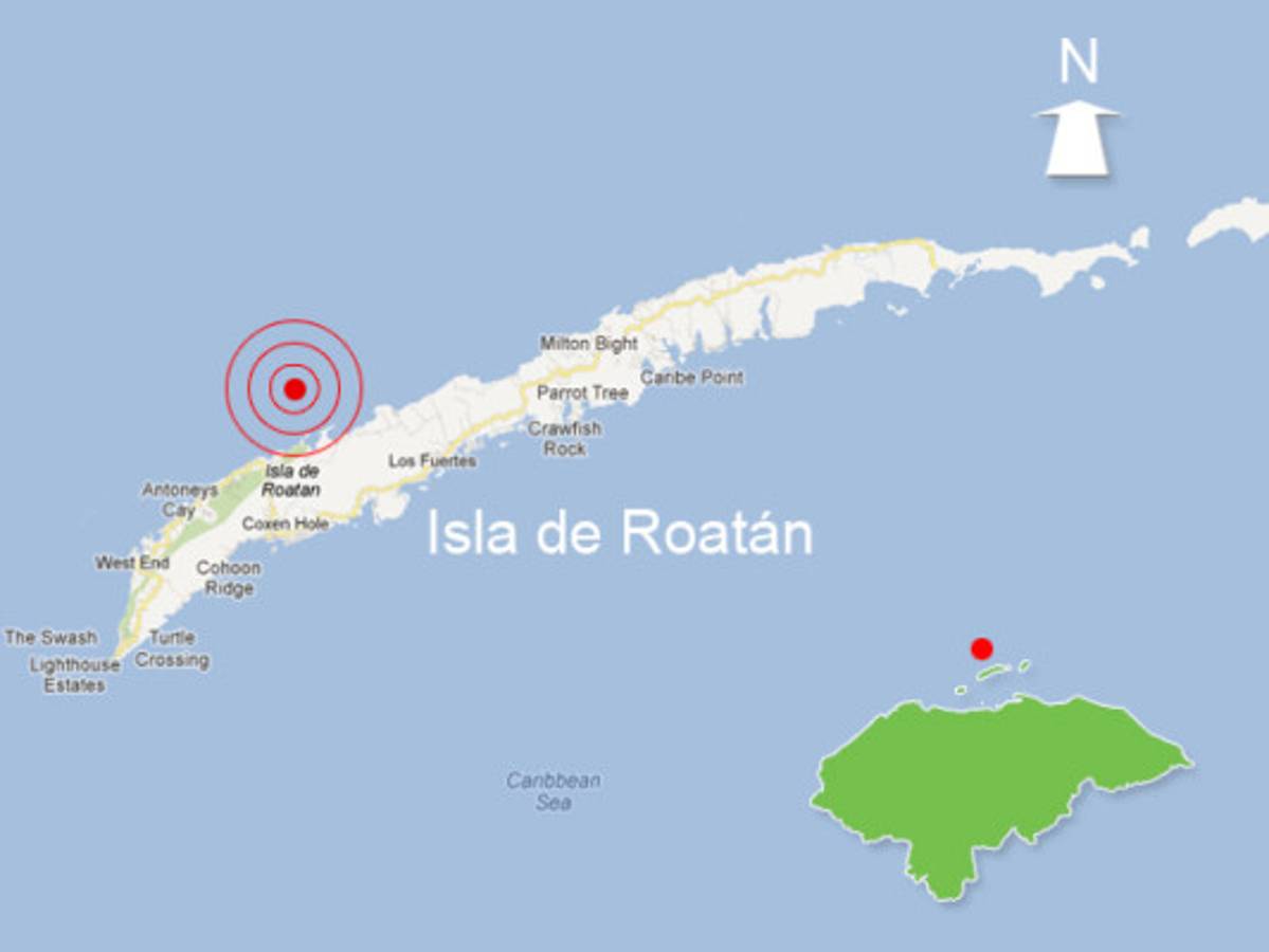 Sismo en Roatán se registró en las mismas coordenadas que el de 2009