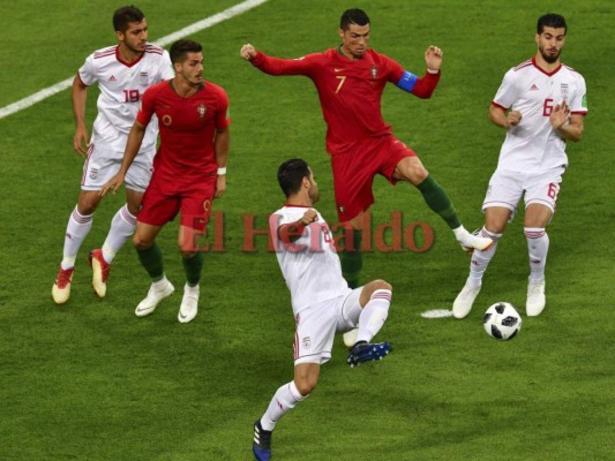 Portugal empata 1-1 contra Irán y Cristiano Ronaldo pierde un penal