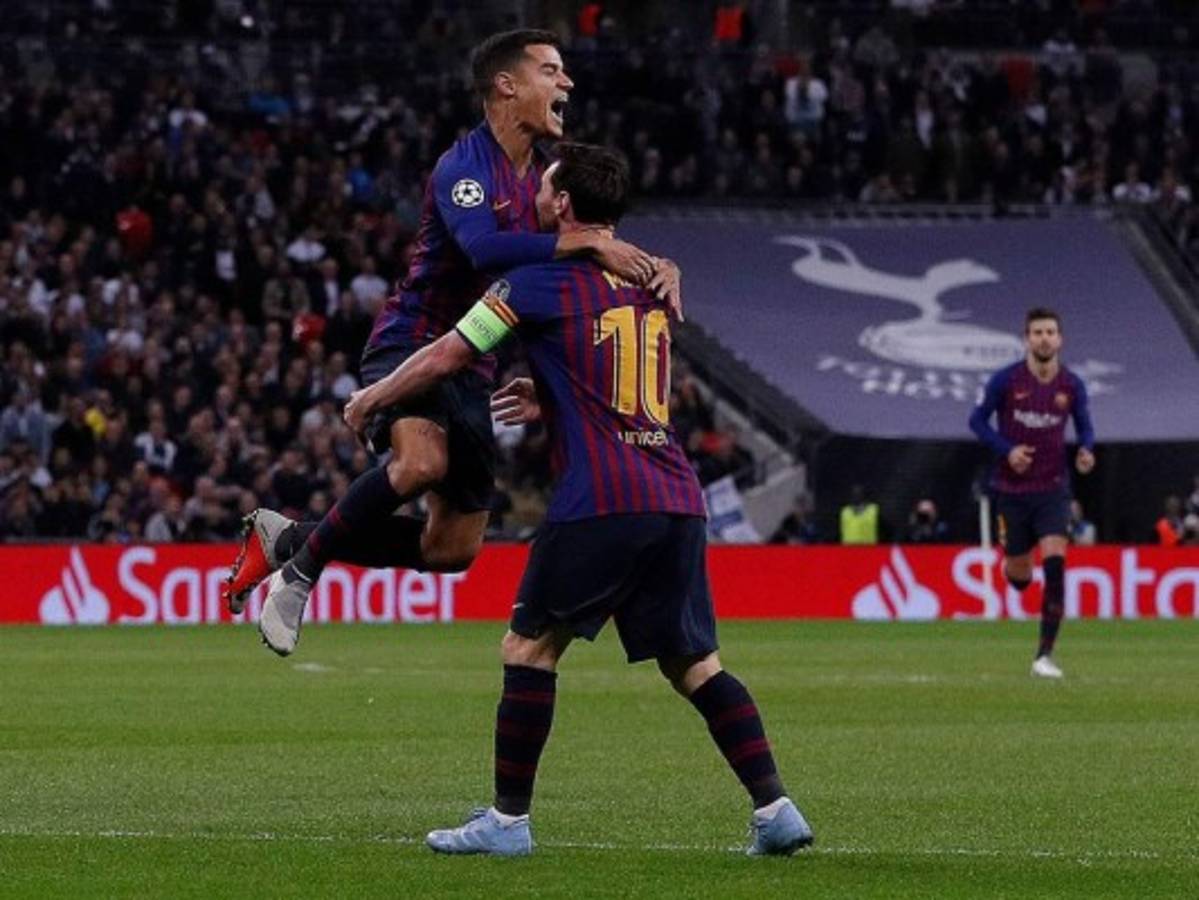 Con doblete de Messi, Barcelona venció 4-2 al Tottenham en Champions 2018-19