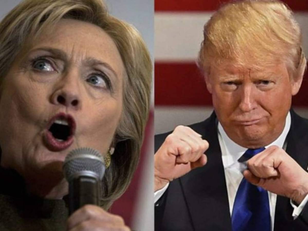Donald Trump aventaja a Hillary Clinton por un punto en un nuevo sondeo