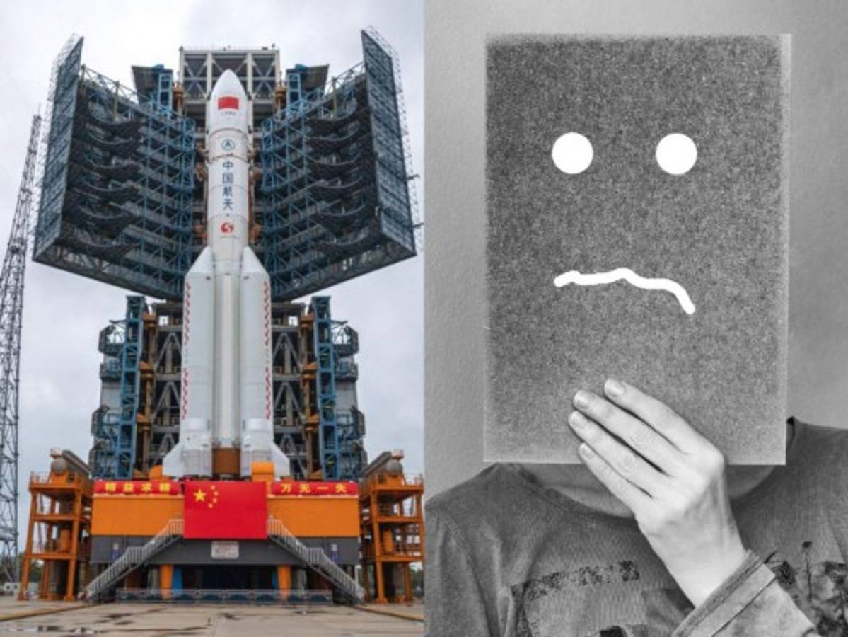 ¿Enorme cohete chino fuera de control puede golpear a una persona?