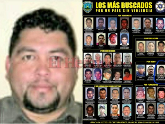 Carlos Humberto Núñez Melgar estaba en las lista de la Policía Nacional de Honduras.