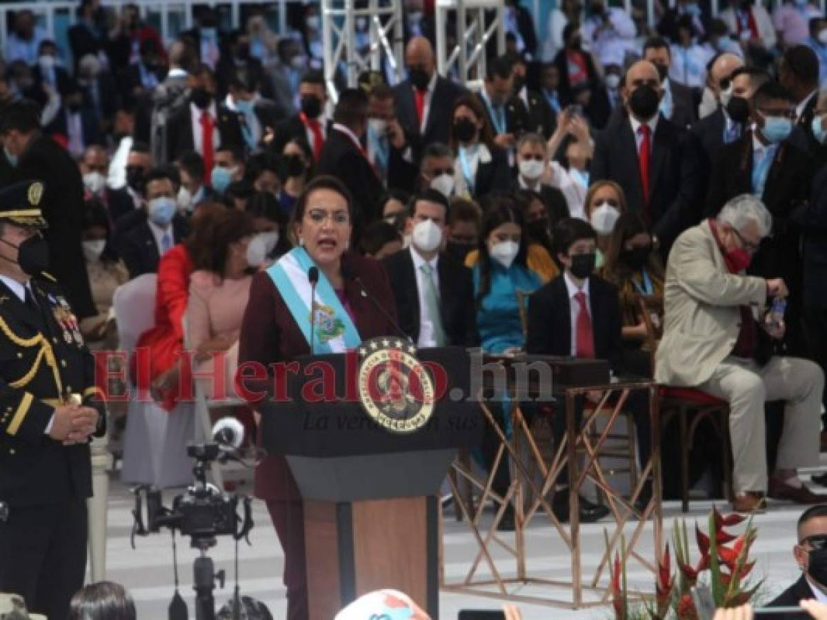 El discurso íntegro de la presidenta Xiomara Castro en su toma de posesión