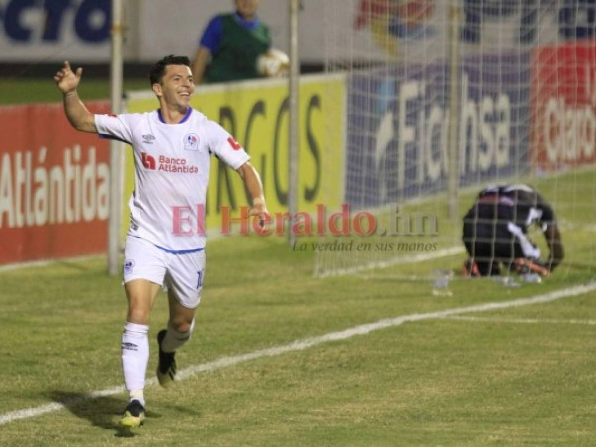 Matías Garrido, cuatro goles en cinco partido con Olimpia