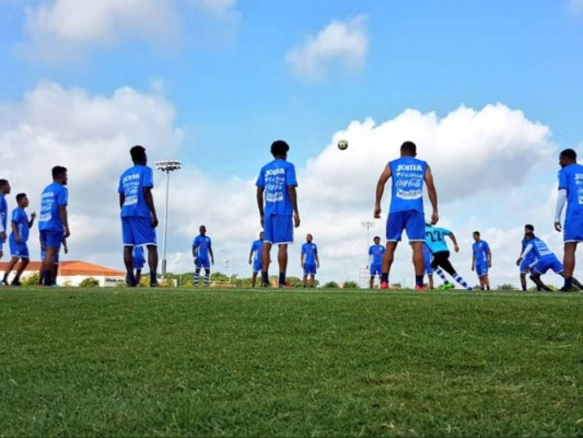 VIDEO: Selección de Honduras trabaja desde temprano para al amistoso ante El Salvador