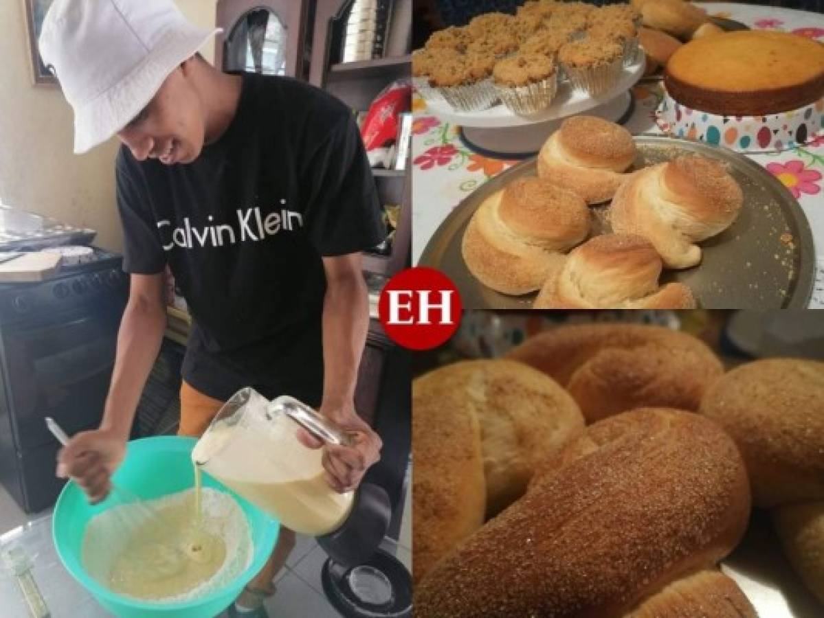 De 'sueño americano' a 'sueño mexicano': Joven panadero emprende con repostería al estilo catracho