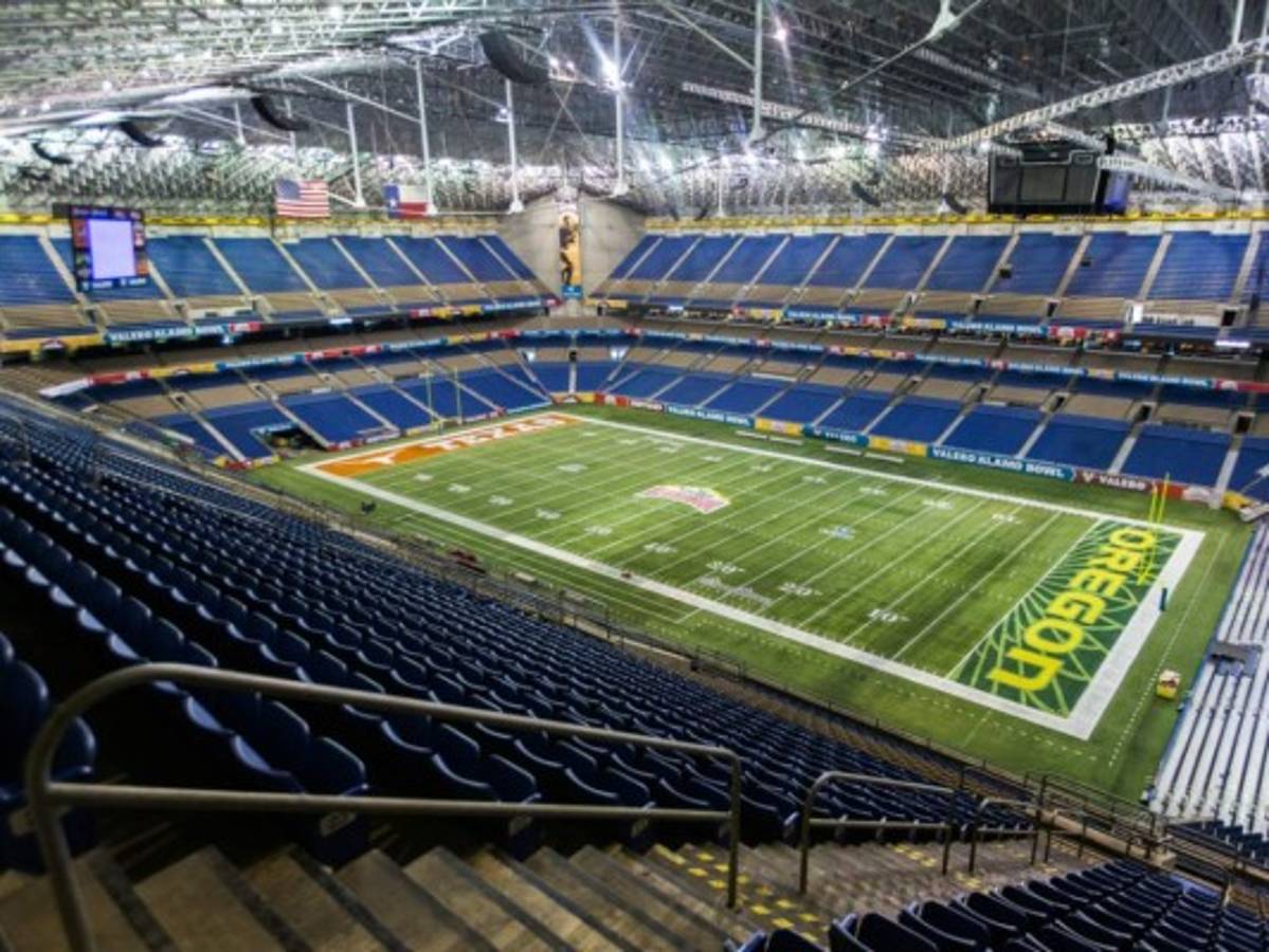 El Alamodome es un estadio moderno en San Antonio, Texas. Foto: Painting News.