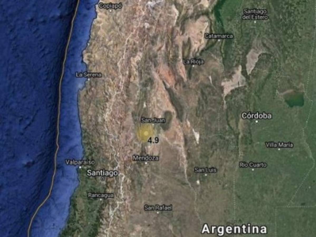 Sismo en Argentina y Chile causa zozobra y deja al menos tres heridos 