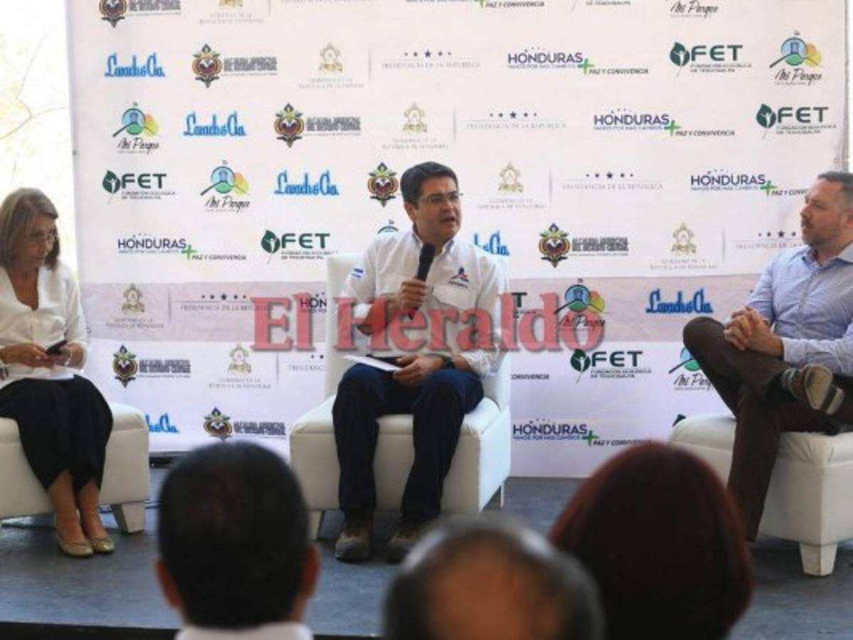 JOH inaugura primera etapa del parque estudiantil en el cerro Juana Laínez