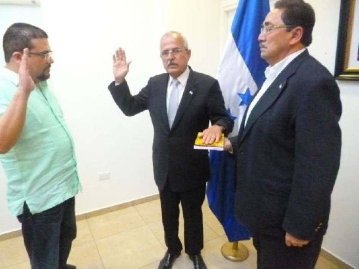 Roberto Zablah fue juramentado este jueves como nuevo gerente del SANAA (Foto: El Heraldo Honduras/ Noticias de Honduras)