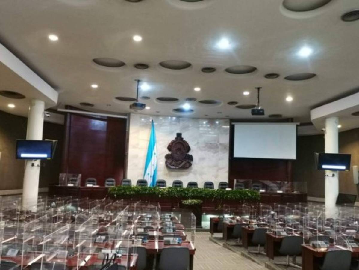 Sesión solemne en el Congreso Nacional dirigido por Luis Redondo