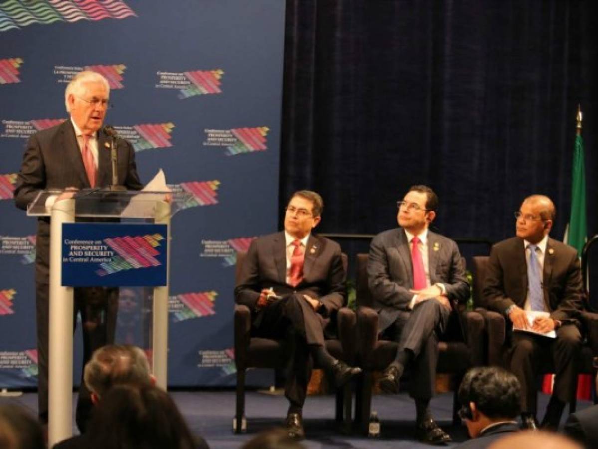 Presidente Juan Orlando Hernández aborda tema del TPS en la cumbre de prosperidad para el Triángulo Norte en Estados Unidos