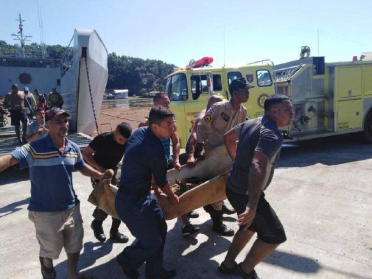 Muere una de las personas quemadas en explosión de barco en Roatán