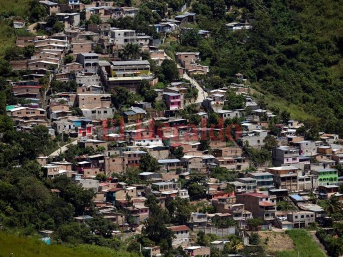 Colonias de la capital de Honduras reflejan anhelos de paz
