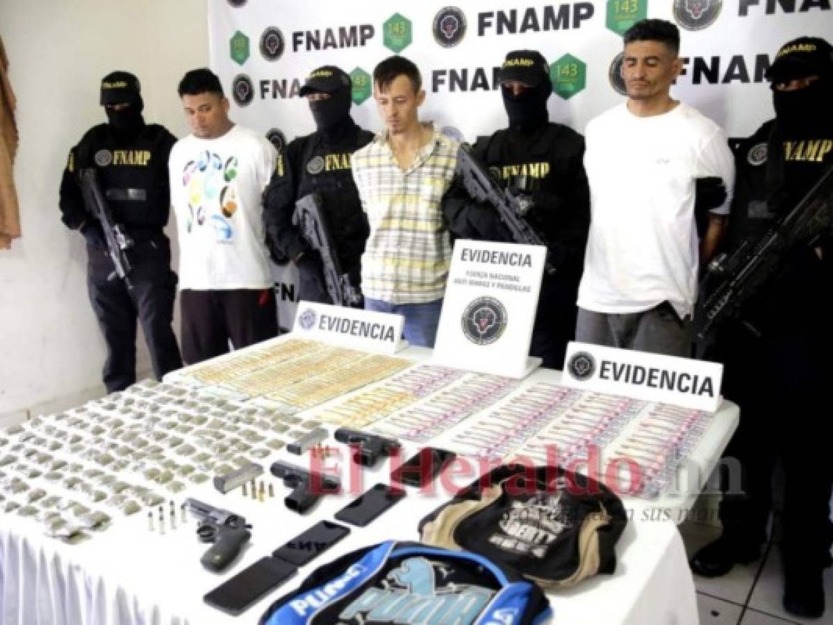 Capturan a cinco miembros de la Mara Salvatrucha en Tegucigalpa
