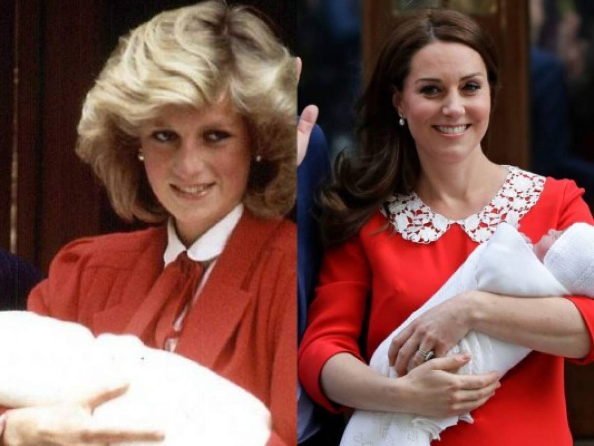 Por este look muy parecido entre Diana y Kate han enloquecido las redes ¿Qué crees? Fotos: AP