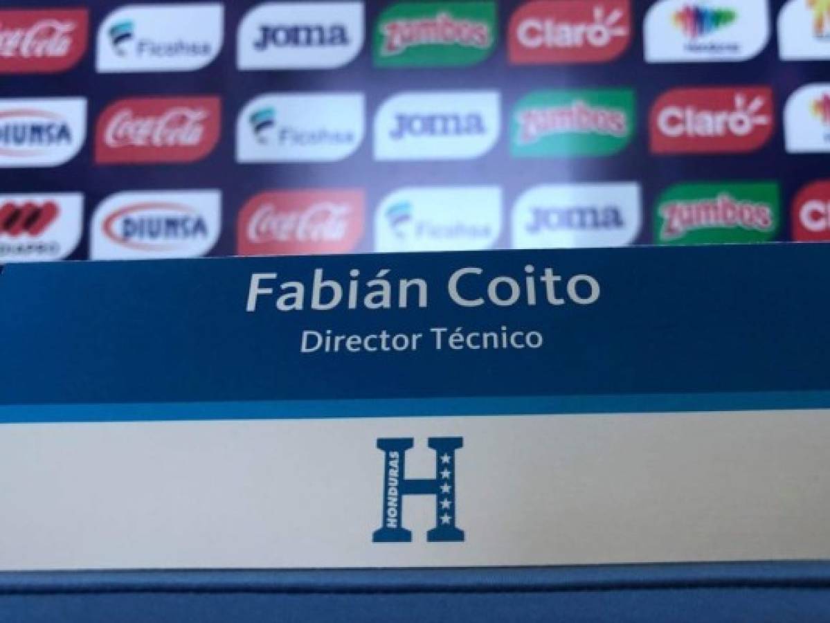 Fabián Coito fue presentado como nuevo entrenador de la Selección de Honduras