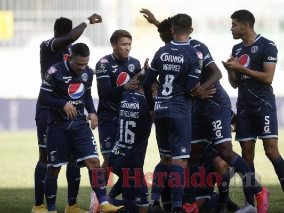 Motagua aplasta 5-0 a Platense en el Estadio Nacional