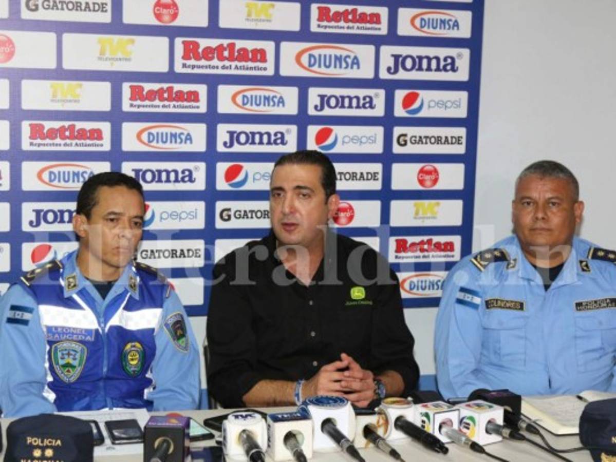 Unos 500 policías resguardarán la Gran Final entre Motagua y Honduras de El Progreso