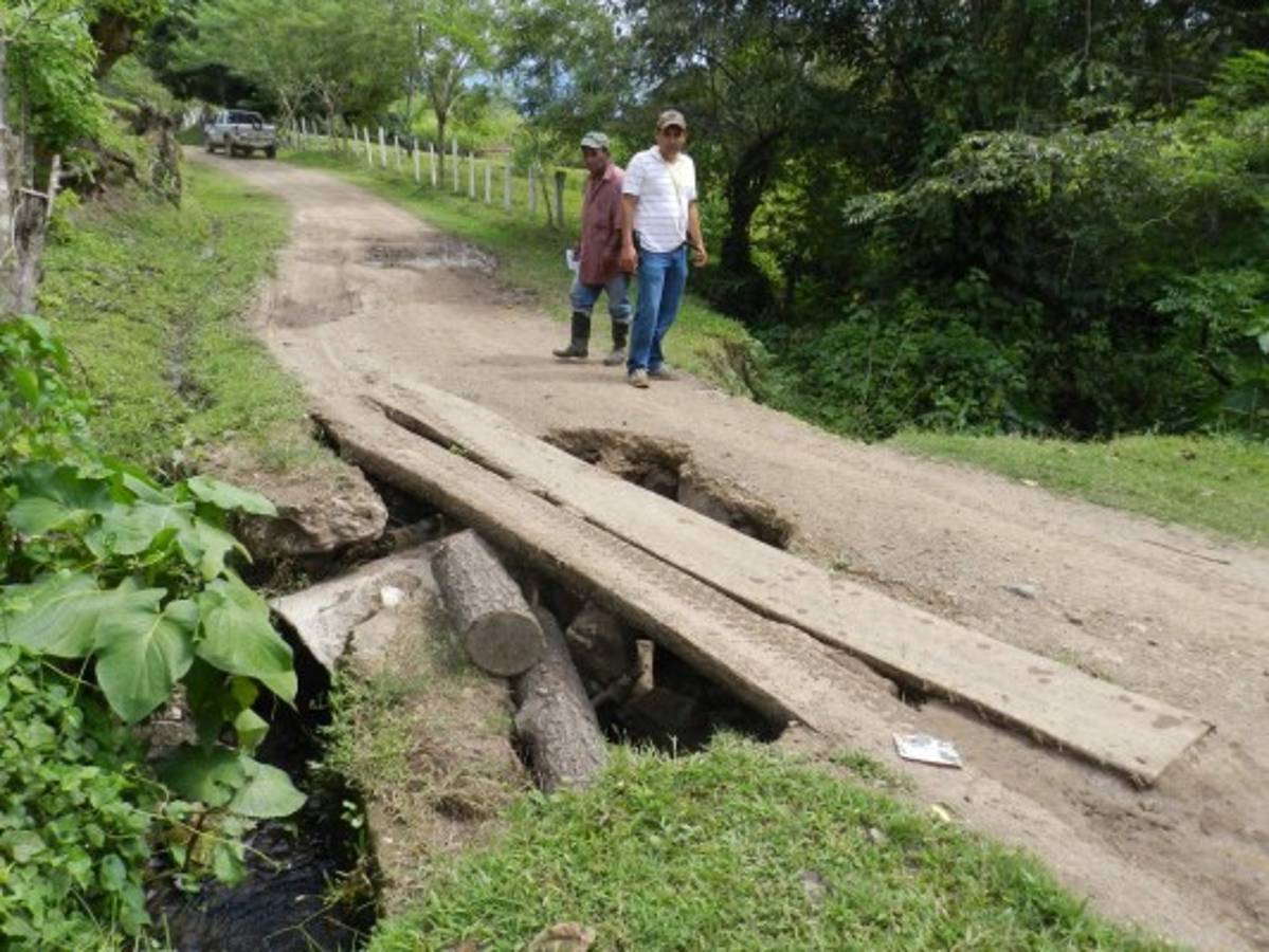 Intransitables más de 700 kilómetros de vías secundarias en Catacamas, Olancho