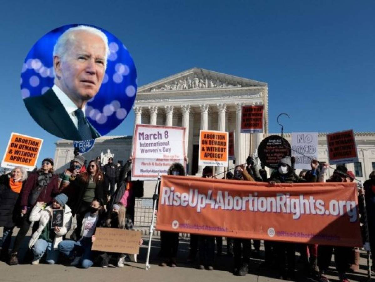 Joe Biden pide apoyar el derecho al aborto en aniversario de histórico fallo  