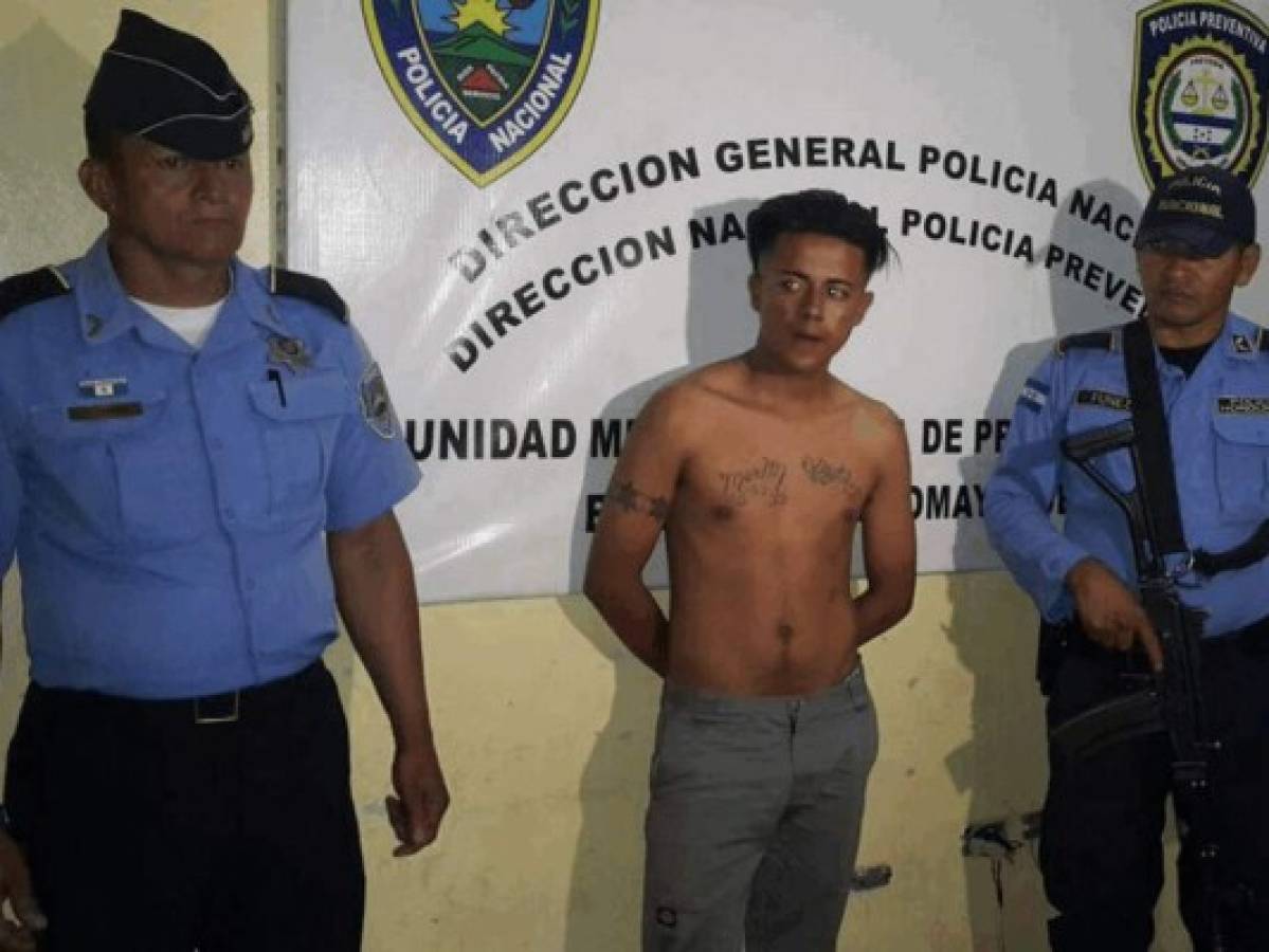 Capturan a pandillero salvadoreño que entrenaba a mareros hondureños