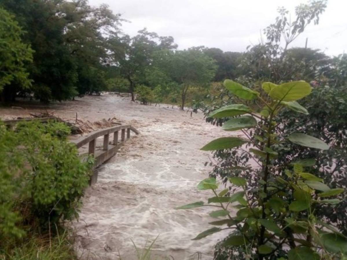 Inundaciones en Choluteca y Marcovia a causa de las lluvias