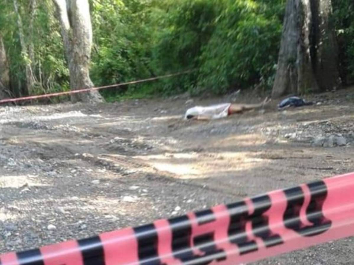 Hallan muerto a un menor de edad a orilla del río Amarillo en Comayagua