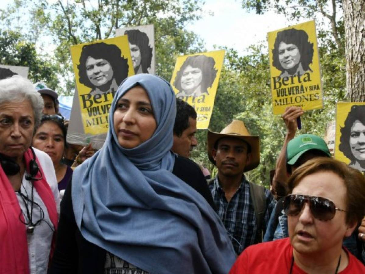 Mujeres Nobel de la Paz exigen justicia por asesinato de Berta Cáceres