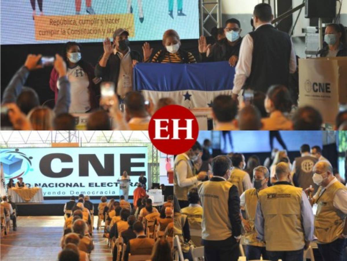 Con retraso de media hora, CNE dio el banderillazo inicial al proceso electoral (FOTOS)