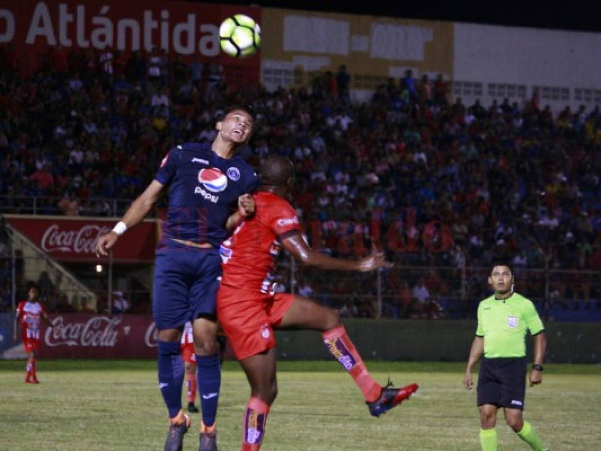 Motagua saca oro de La Ceiba tras vencer 1-2 al Vida en el estadio Ceibeño
