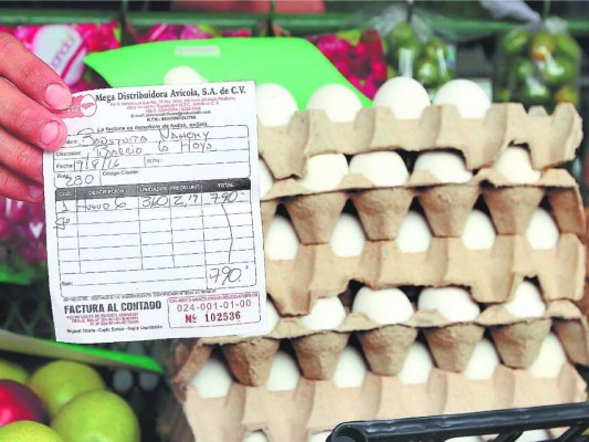Las distribuidoras bajan 30 lempiras a la caja de huevos en Honduras