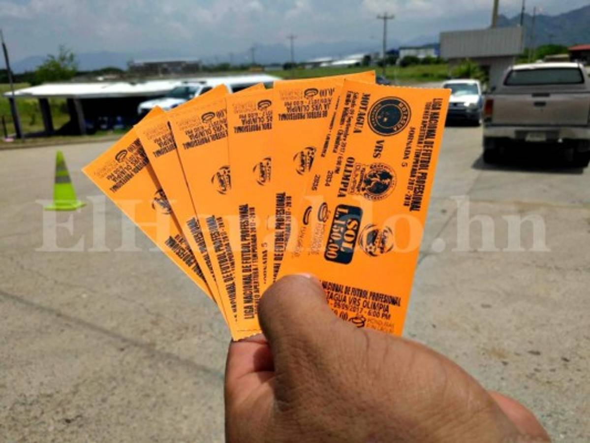 ¡Ya no hay boletos de Sol para el clásico Motagua vs Olimpia en Choluteca!