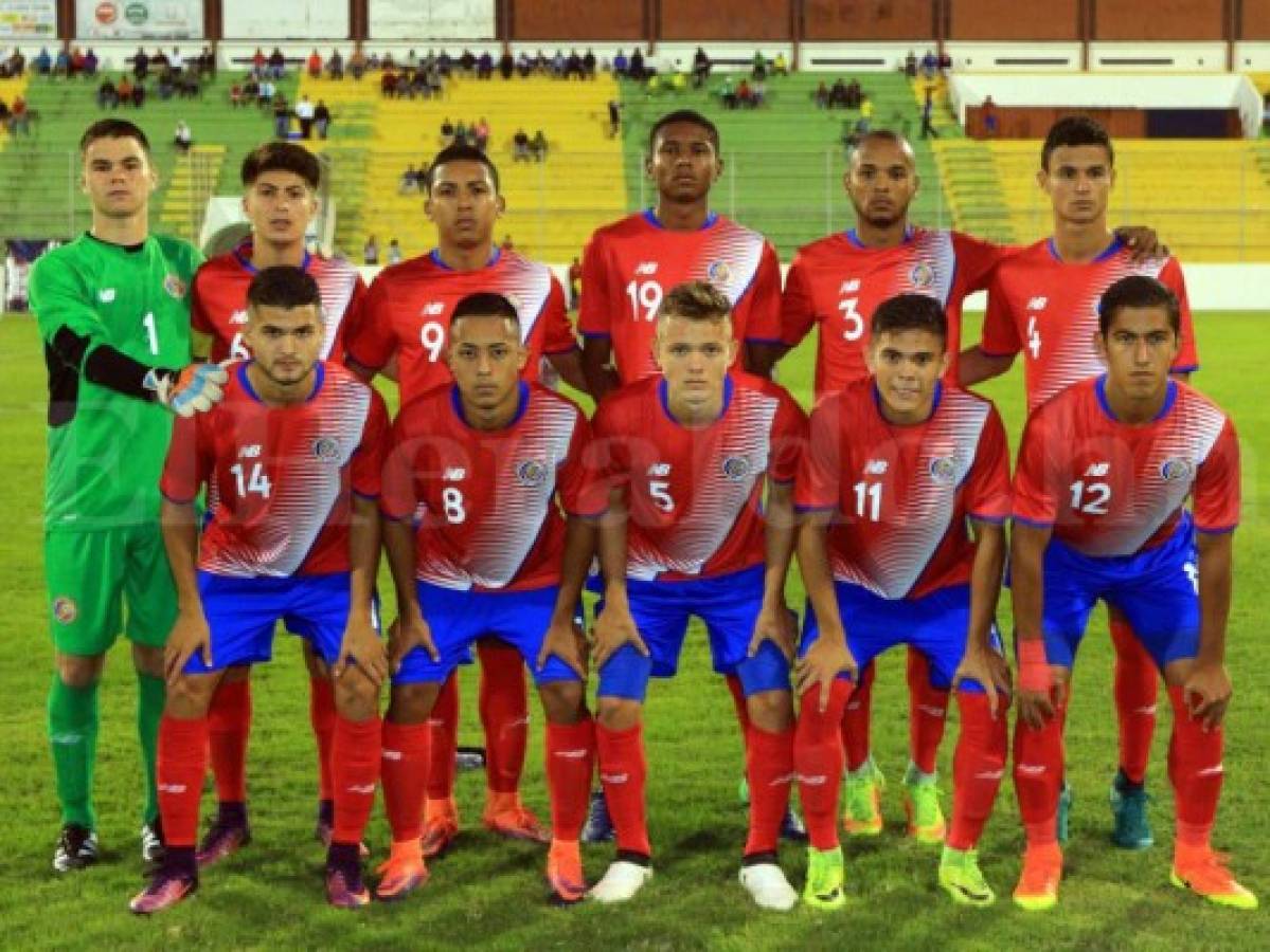 Selección de Honduras sub 20 venció a Costa Rica en partido amistoso jugado en Comayagua