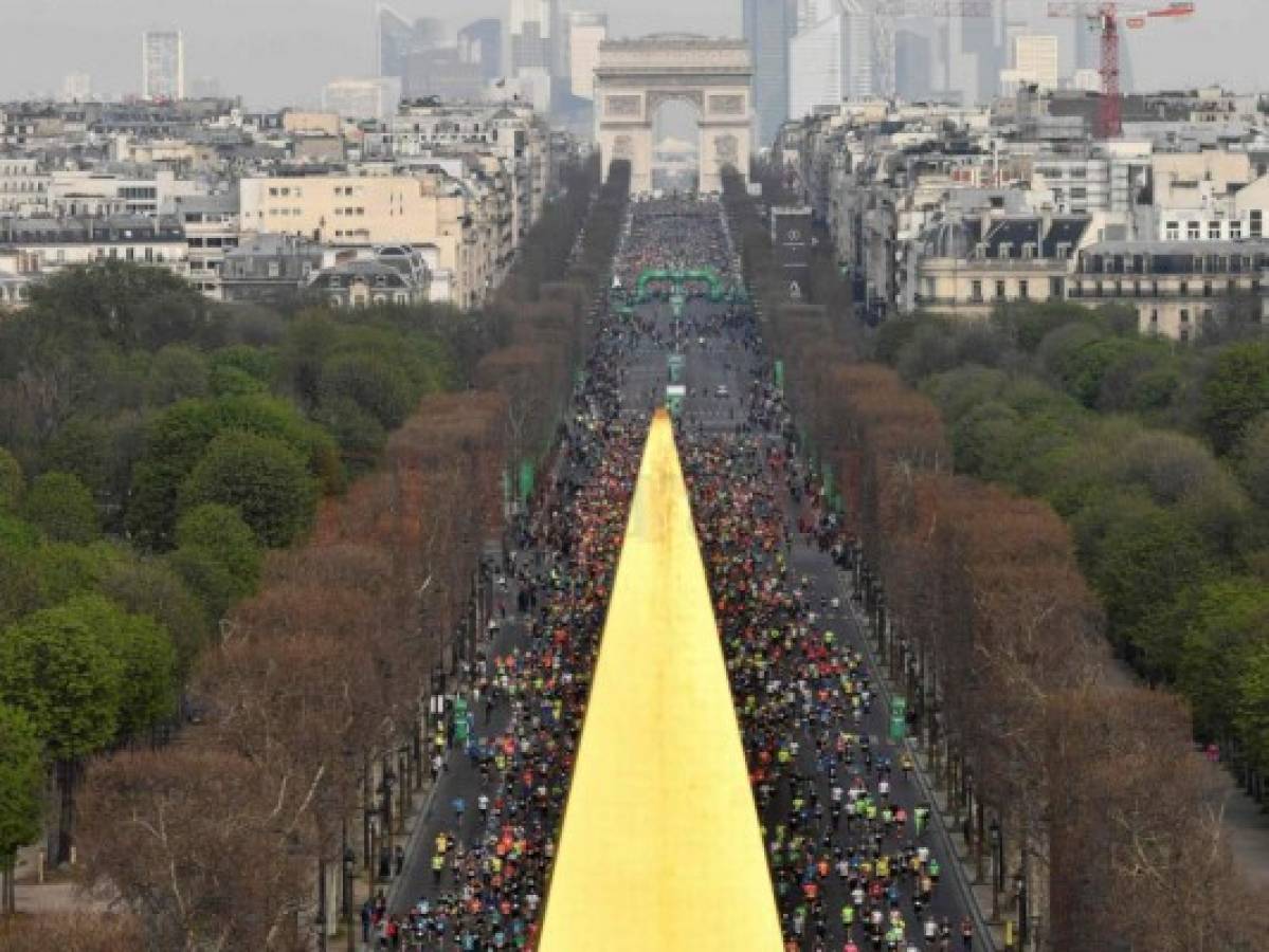 Hondureños realizan con éxito participación en Maratón de París