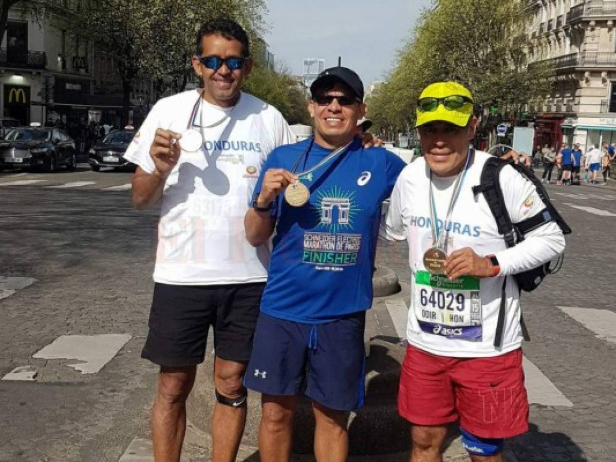 Hondureños realizan con éxito participación en Maratón de París