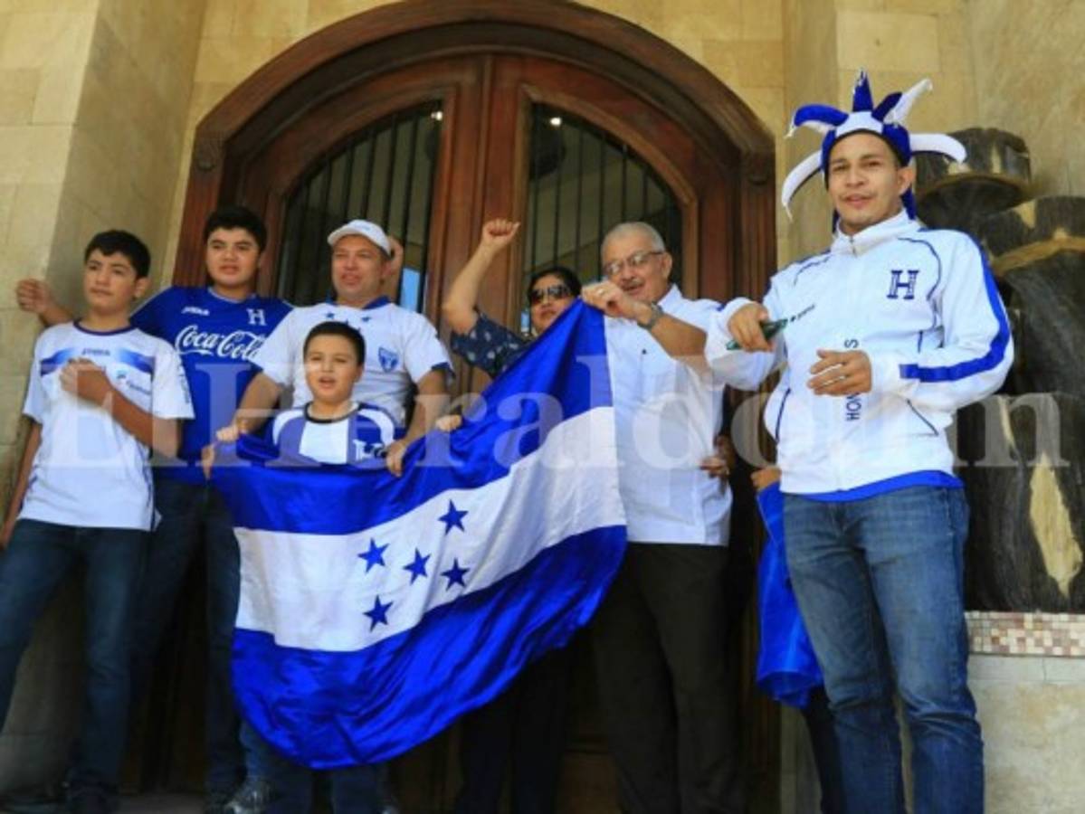 'Honduras, Honduras', gritan en el hotel de la Selección