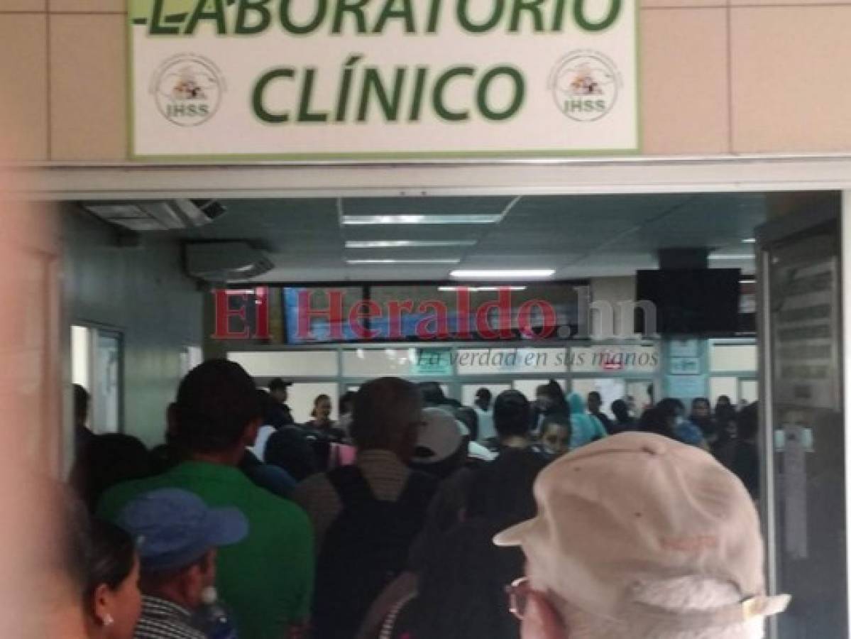 Atestados de pacientes laboratorio del IHSS en La Granja