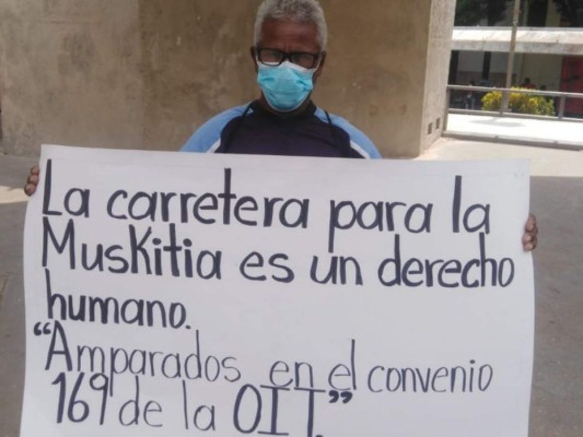 Las asociaciones misquitas llegaron a la capital para pedir ayuda.