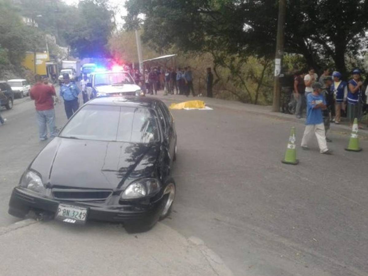 Mujer muere atropellada en la colonia Venezuela de Comayagüela