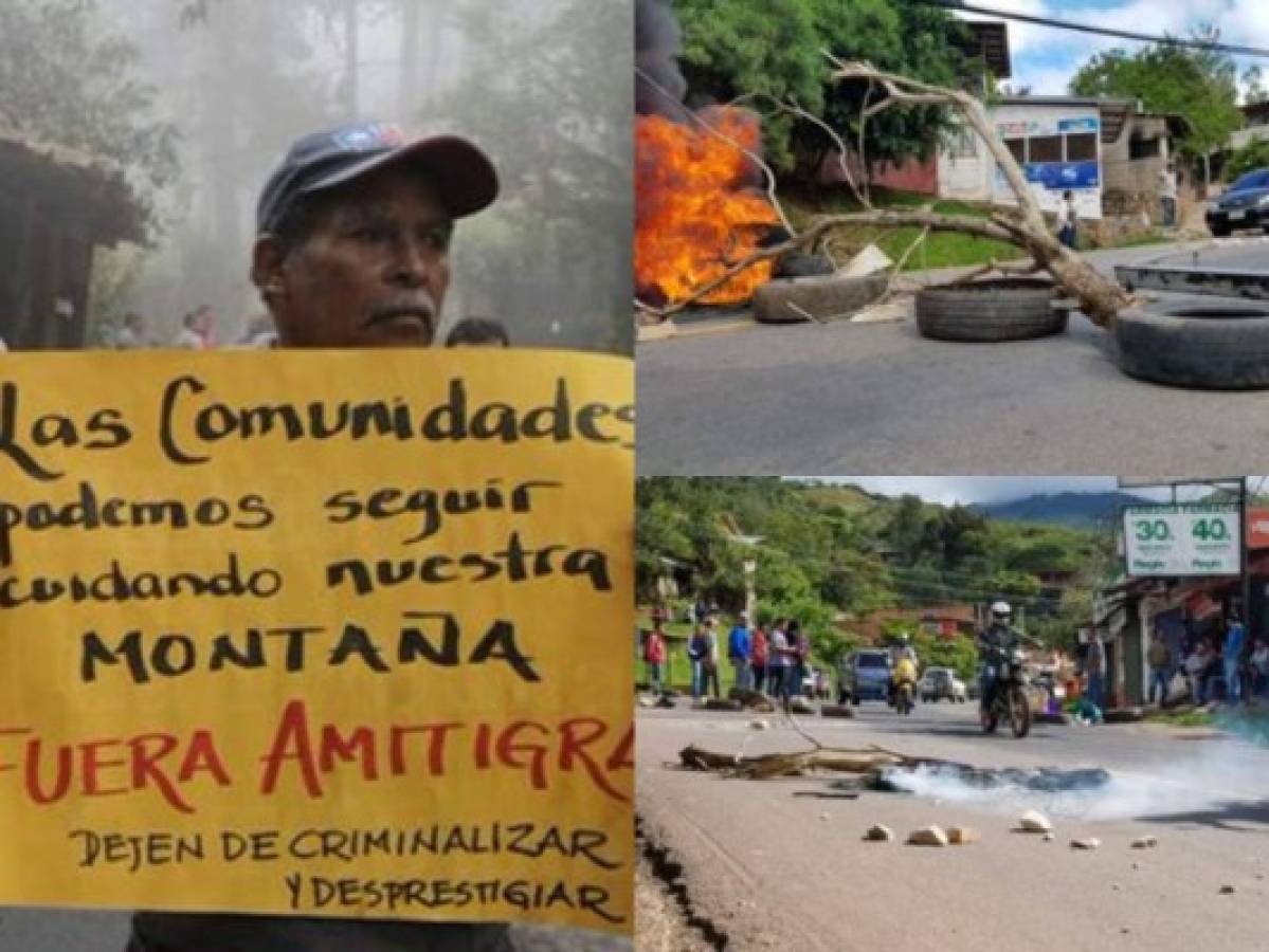 Desalojan a protestantes en El Chimbo; marchan en defensa del agua