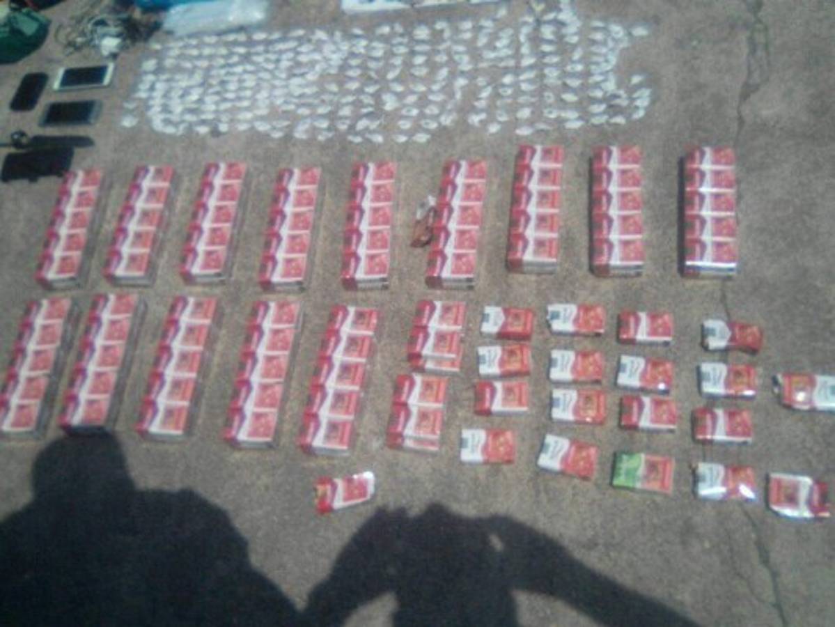 Se decomisaron cigarros.