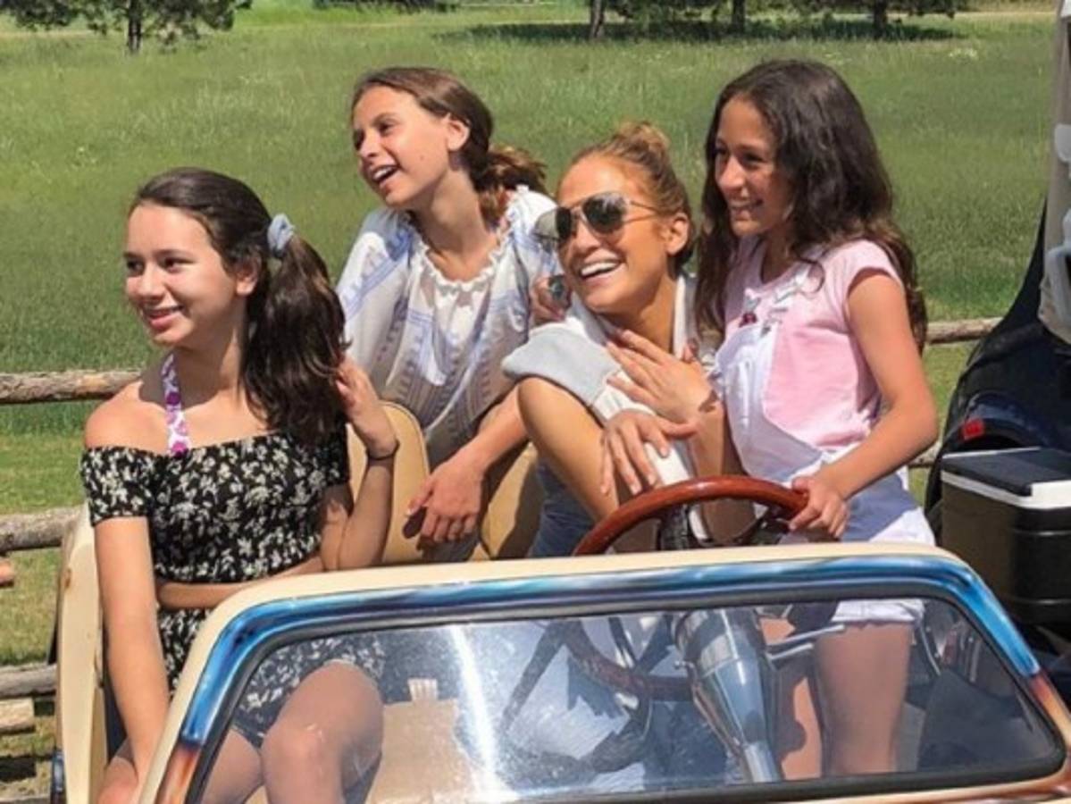 VÍDEO: Jennifer López da clases de baile a la hija de Alex Rodríguez