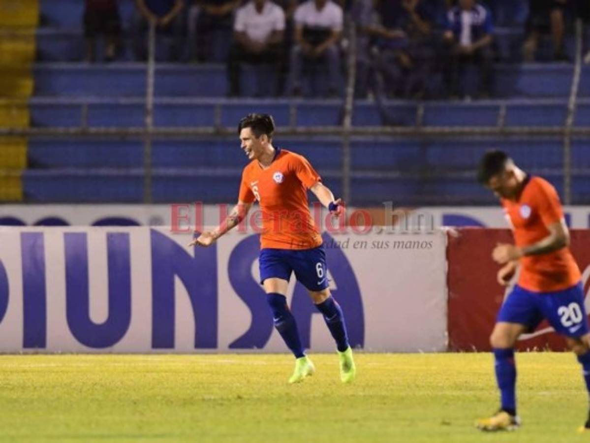 Así fue el primer gol de Chile ante Honduras en el Olímpico