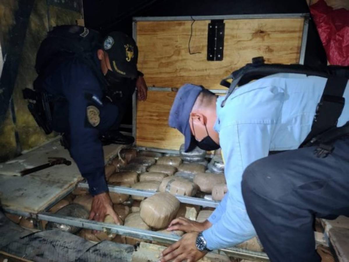 Decomisan cerca de 900 paquetes de supuesta marihuana en Choluteca  