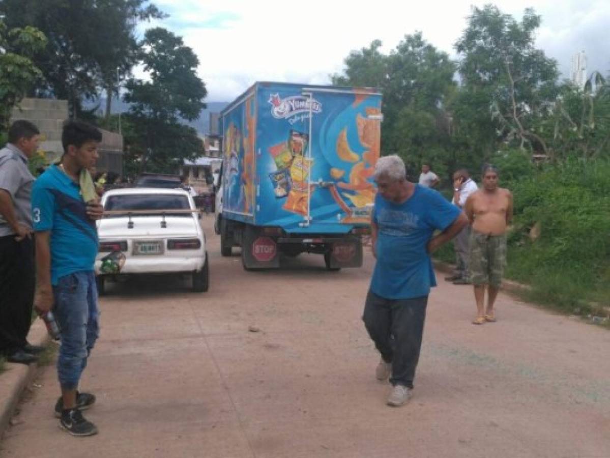 Atentan contra conductor de camión repartidor cerca de la morgue de la capital de Honduras
