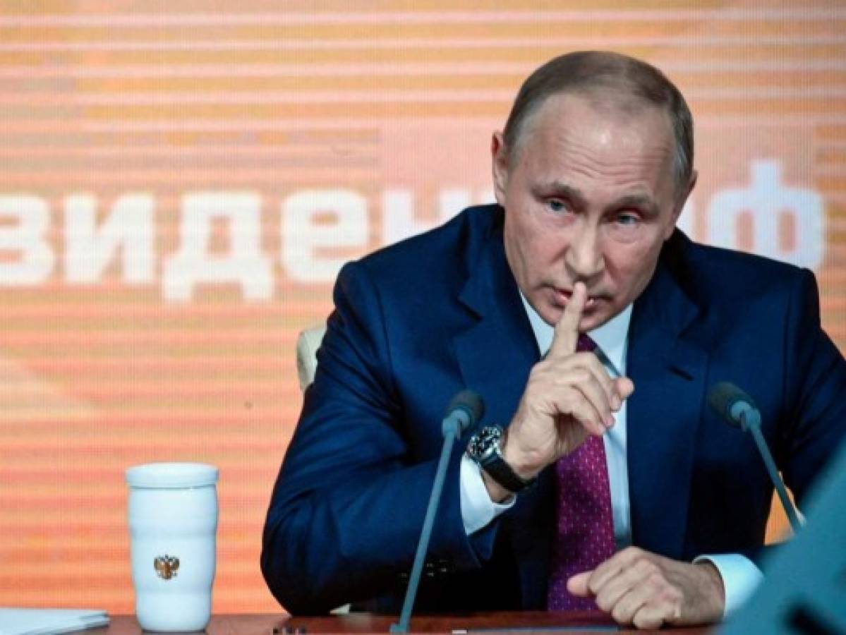 Putin dice que presunta injerencia rusa en EEUU fue 'inventada' por oposción a Trump