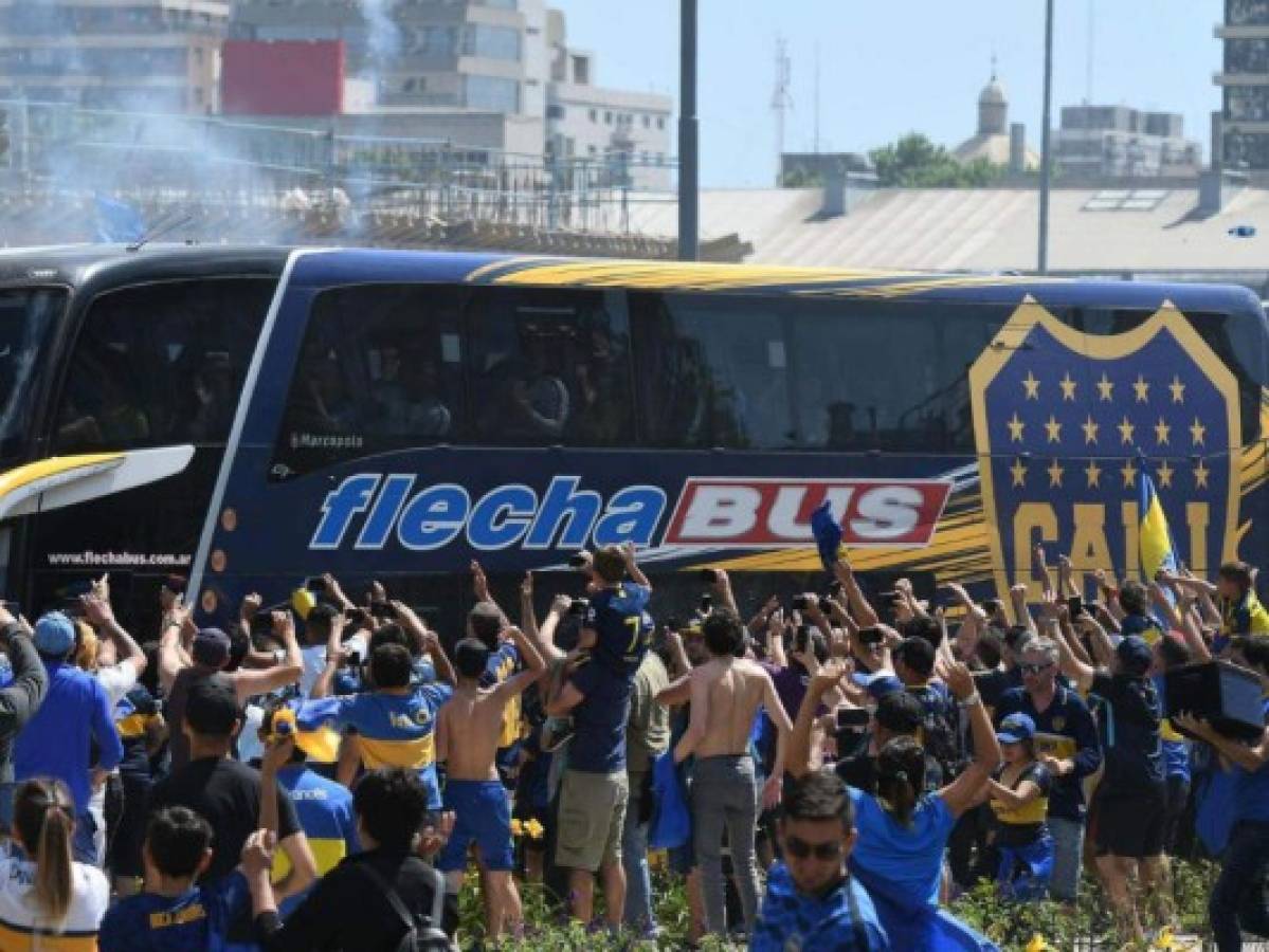 VÍDEO: Así quedó el bus de Boca Juniors tras ser atacado por aficionados de River Plate