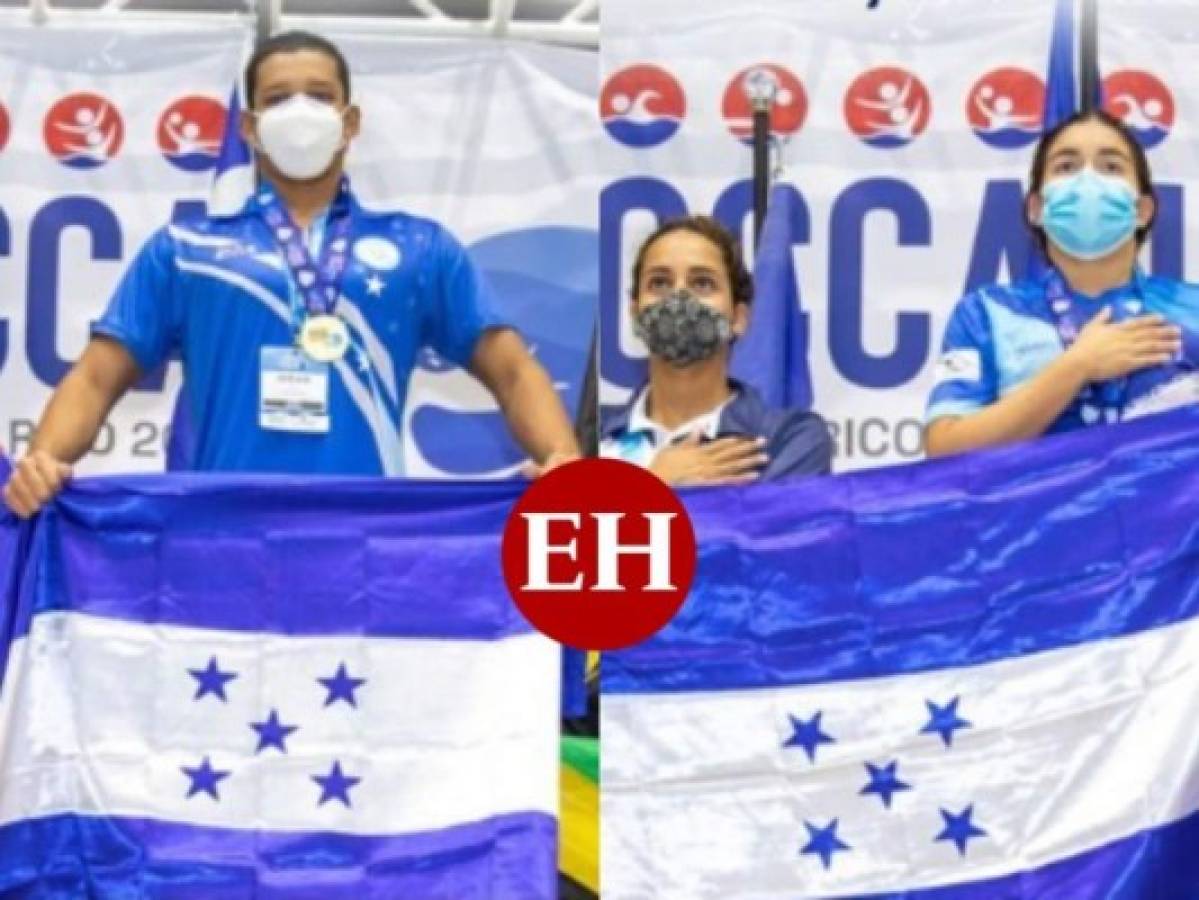 Nadadores hondureños Michell Ramírez y Omar Oyuela ganan medallas de oro en Puerto Rico